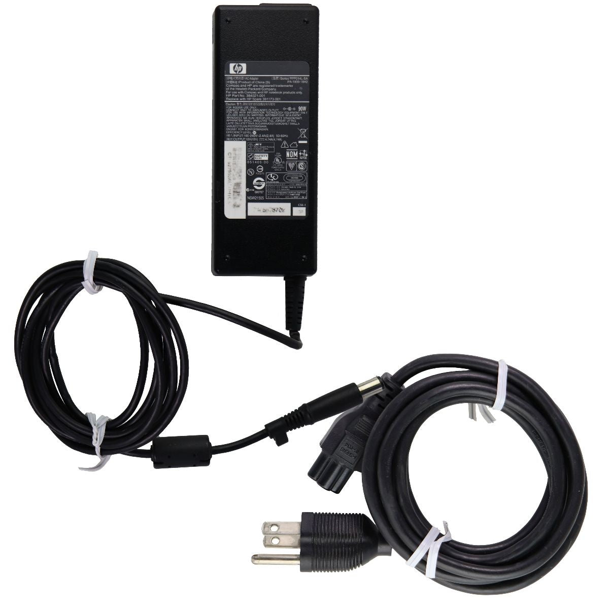 HP 90W (19V/4.74A) AC Adapter Wall Charger - Black (PPP014L-SA / PA-1900-18H2) Multipurpose Batteries & Power - Multipurpose AC to DC Adapters HP    - Simple Cell Bulk Wholesale Pricing - USA Seller