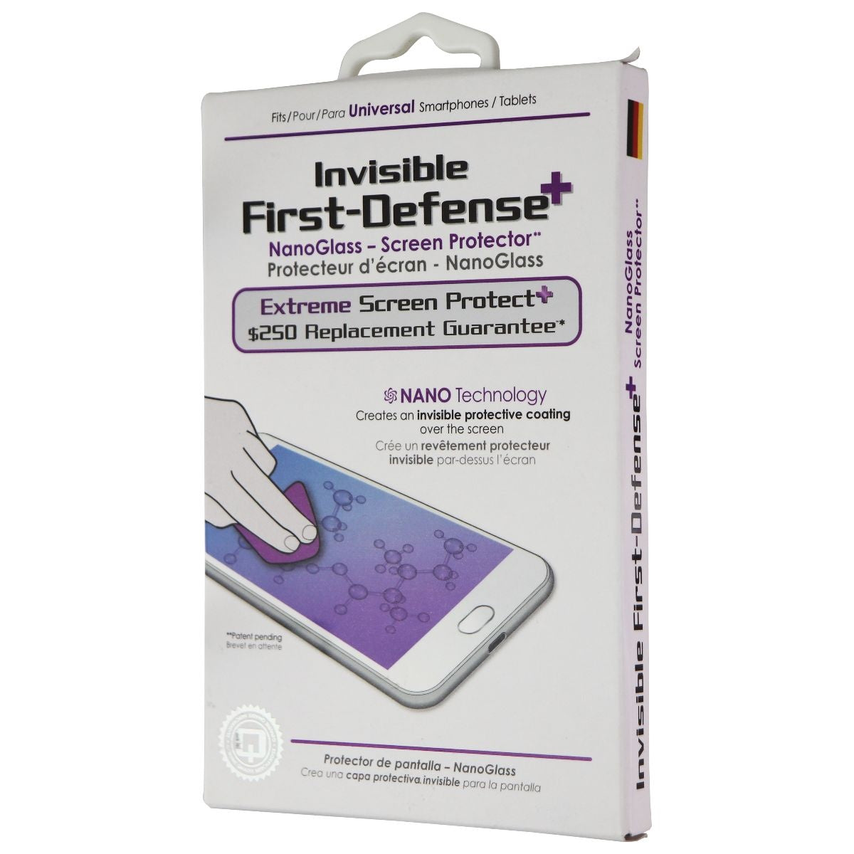 Qmadix Invisible NanoGlass Screen Protector for Smartphones & Tablets - Clear Cell Phone - Screen Protectors Qmadix    - Simple Cell Bulk Wholesale Pricing - USA Seller