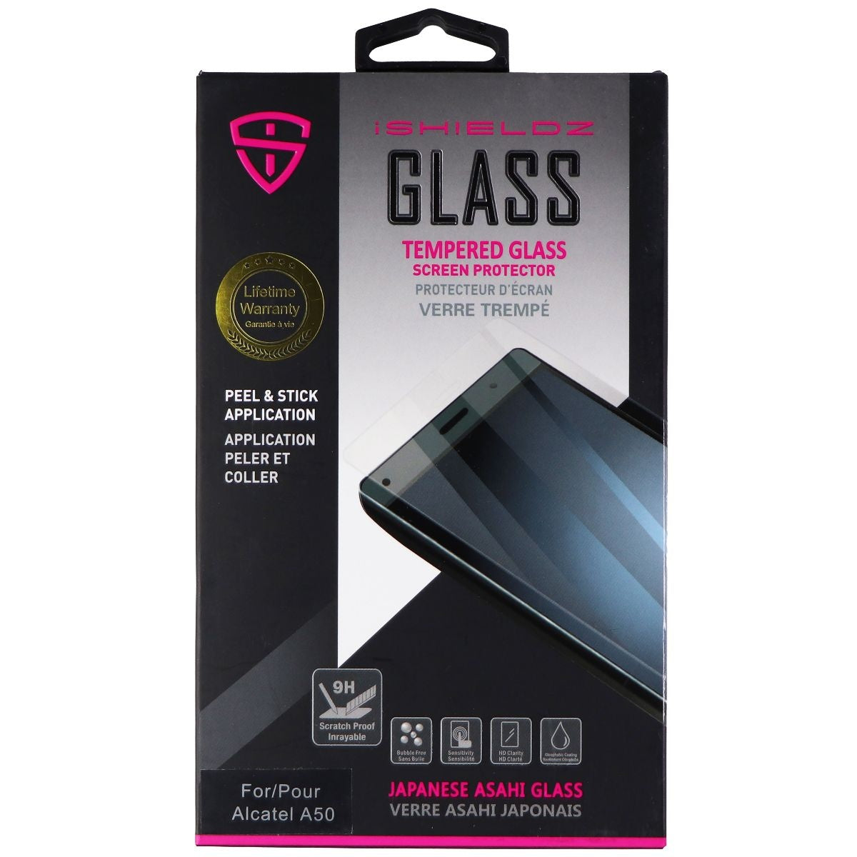 iShieldz Tempered Glass Screen Protector for Alcatel A50 - Clear Cell Phone - Screen Protectors iShieldz    - Simple Cell Bulk Wholesale Pricing - USA Seller