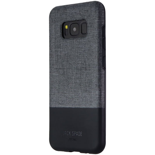 Jack Spade Color-Block Case for Samsung Galaxy S8 - Tech Oxford Gray/Black Cell Phone - Cases, Covers & Skins Jack Spade    - Simple Cell Bulk Wholesale Pricing - USA Seller