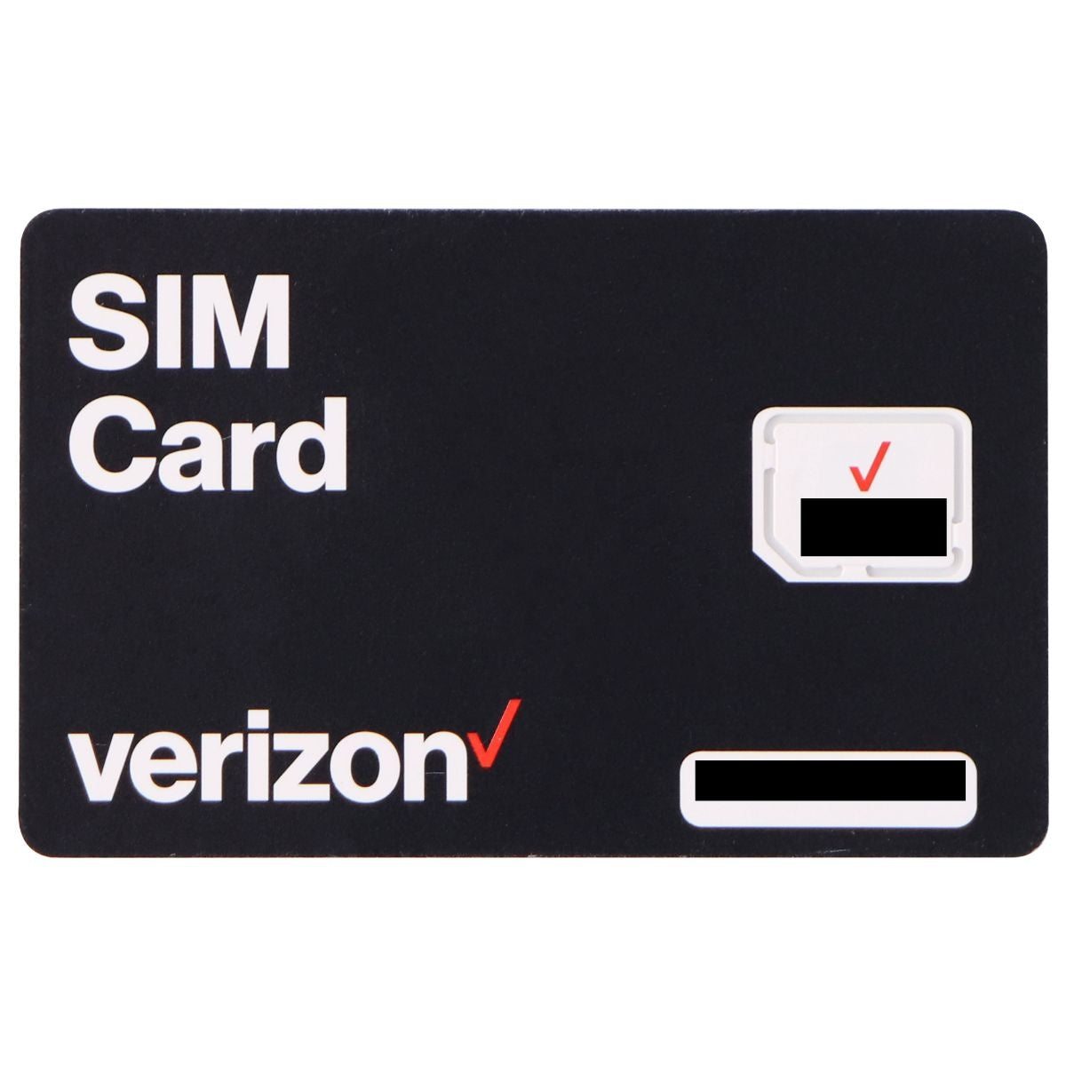 Verizon Wireless 4G LTE Micro SIM Card (BULKSIM-NFC-A) - Black Phone Cards & SIM Cards Verizon    - Simple Cell Bulk Wholesale Pricing - USA Seller
