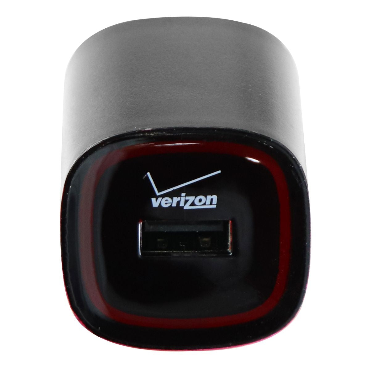 Verizon (5V/2.1) Single USB Wall Charger Power Adapter - Black/Red (580245A018) Cell Phone - Chargers & Cradles Verizon    - Simple Cell Bulk Wholesale Pricing - USA Seller