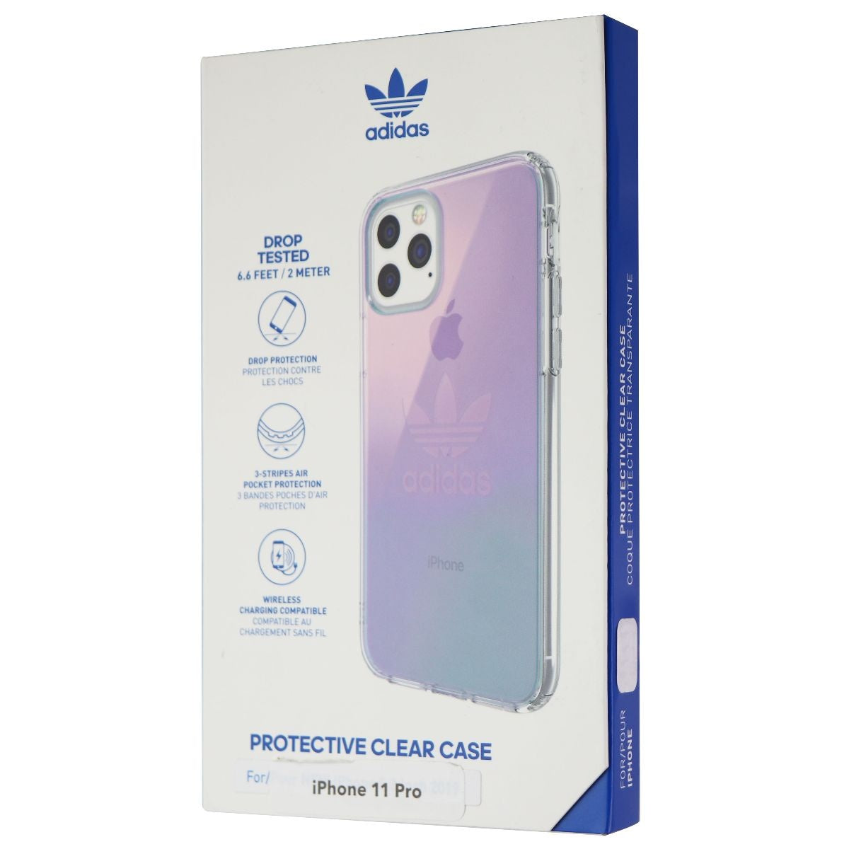 Adidas Protective Clear Case for Apple iPhone 11 Pro (5.8) - Iridescent/Clear Cell Phone - Cases, Covers & Skins Adidas    - Simple Cell Bulk Wholesale Pricing - USA Seller