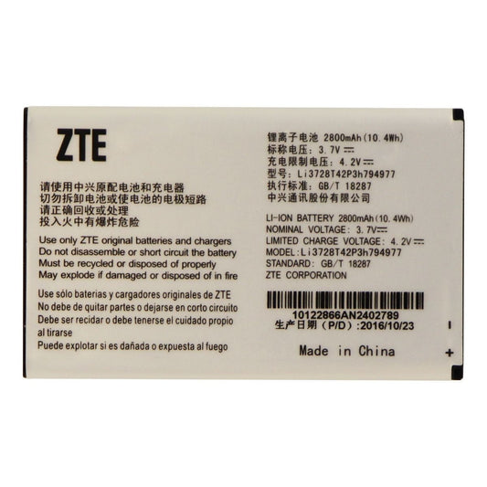 OEM ZTE Li3728T42P3h794977 770 mAh Replacement Battery for ZTE Velocity Cell Phone - Batteries ZTE    - Simple Cell Bulk Wholesale Pricing - USA Seller