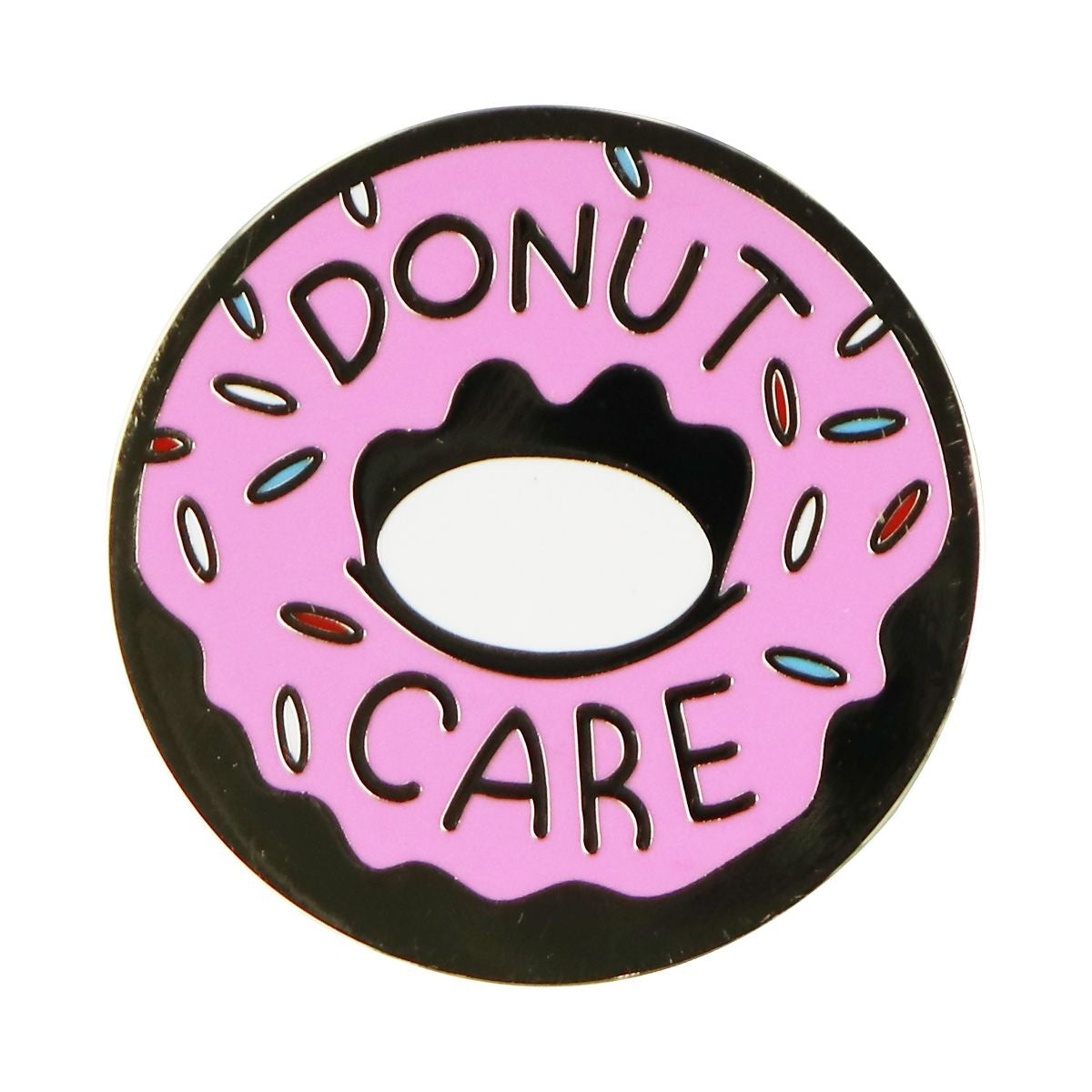 PopSocket PopGrip Collection Grip and Stand for Phone - Donut Care - Enamel/Pink Cell Phone - Mounts & Holders PopSockets    - Simple Cell Bulk Wholesale Pricing - USA Seller