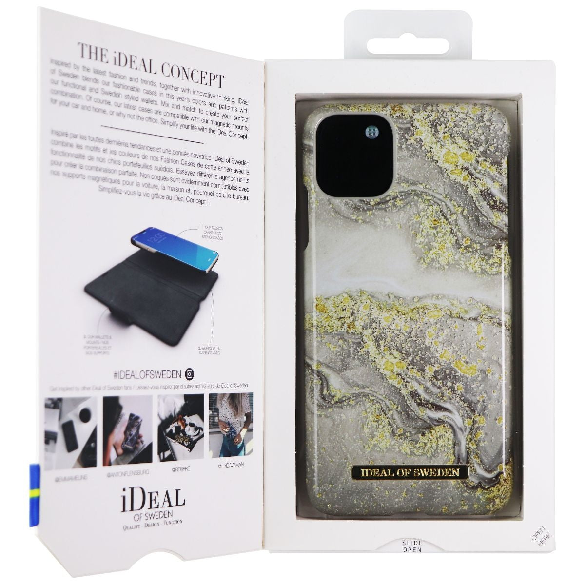 iDeal of Sweden Luxury Case for Apple iPhone 11 Pro Max - Sparkle Greige Marble Cell Phone - Cases, Covers & Skins iDeal of Sweden    - Simple Cell Bulk Wholesale Pricing - USA Seller