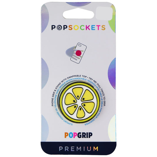 PopSockets PopGrip with Swappable Top for Phones & Tablets - Enamel Lemon Slice Cell Phone - Mounts & Holders PopSockets    - Simple Cell Bulk Wholesale Pricing - USA Seller