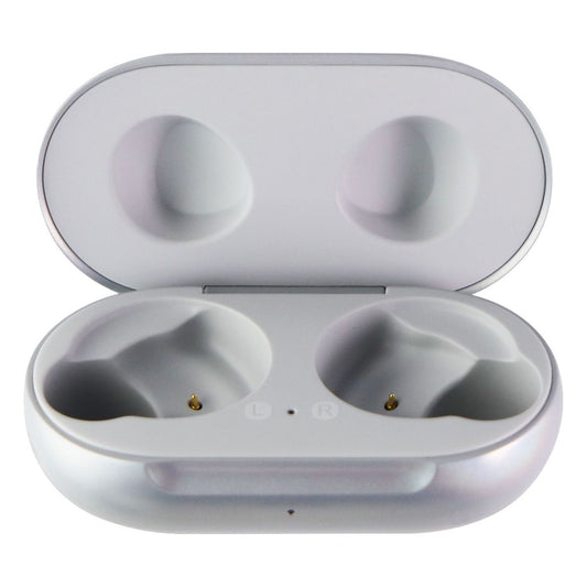 Samsung Charging Cradle Dock Charger Case for Galaxy Buds - Silver (EP-QR170) Portable Audio - Headphones Samsung    - Simple Cell Bulk Wholesale Pricing - USA Seller