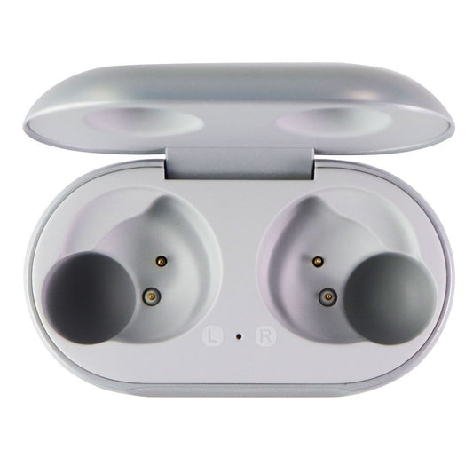 Samsung Charging Cradle Dock Charger Case for Galaxy Buds - Silver (EP-QR170) Portable Audio - Headphones Samsung    - Simple Cell Bulk Wholesale Pricing - USA Seller