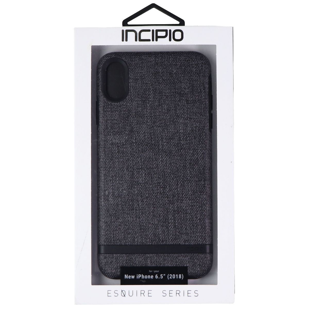 Incipio Esquire Series Hybrid Case for Apple iPhone Xs Max - Gray/Black Cell Phone - Cases, Covers & Skins Incipio    - Simple Cell Bulk Wholesale Pricing - USA Seller