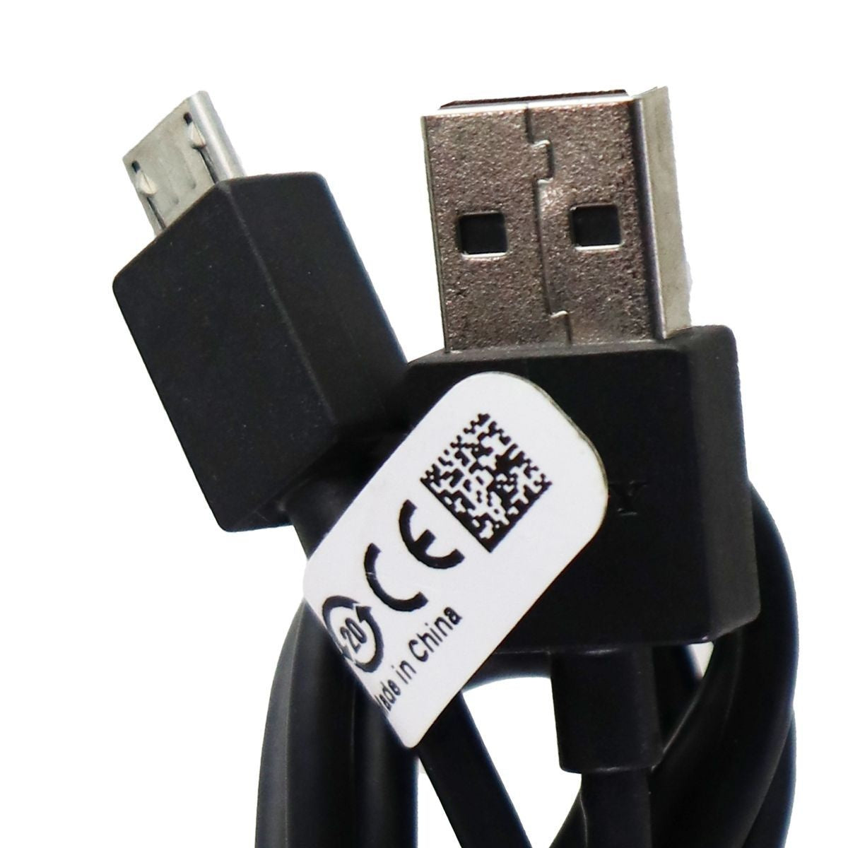 Sony (EC803) 3.3Ft Charge and Sync Cable for Micro USB to USB Devices - Black Cell Phone - Cables & Adapters Sony    - Simple Cell Bulk Wholesale Pricing - USA Seller