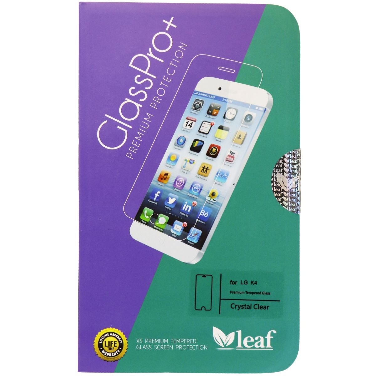 Leaf GlassPro+ Series Glass Screen Protector for LG K4 Smartphone Cell Phone - Screen Protectors Leaf    - Simple Cell Bulk Wholesale Pricing - USA Seller