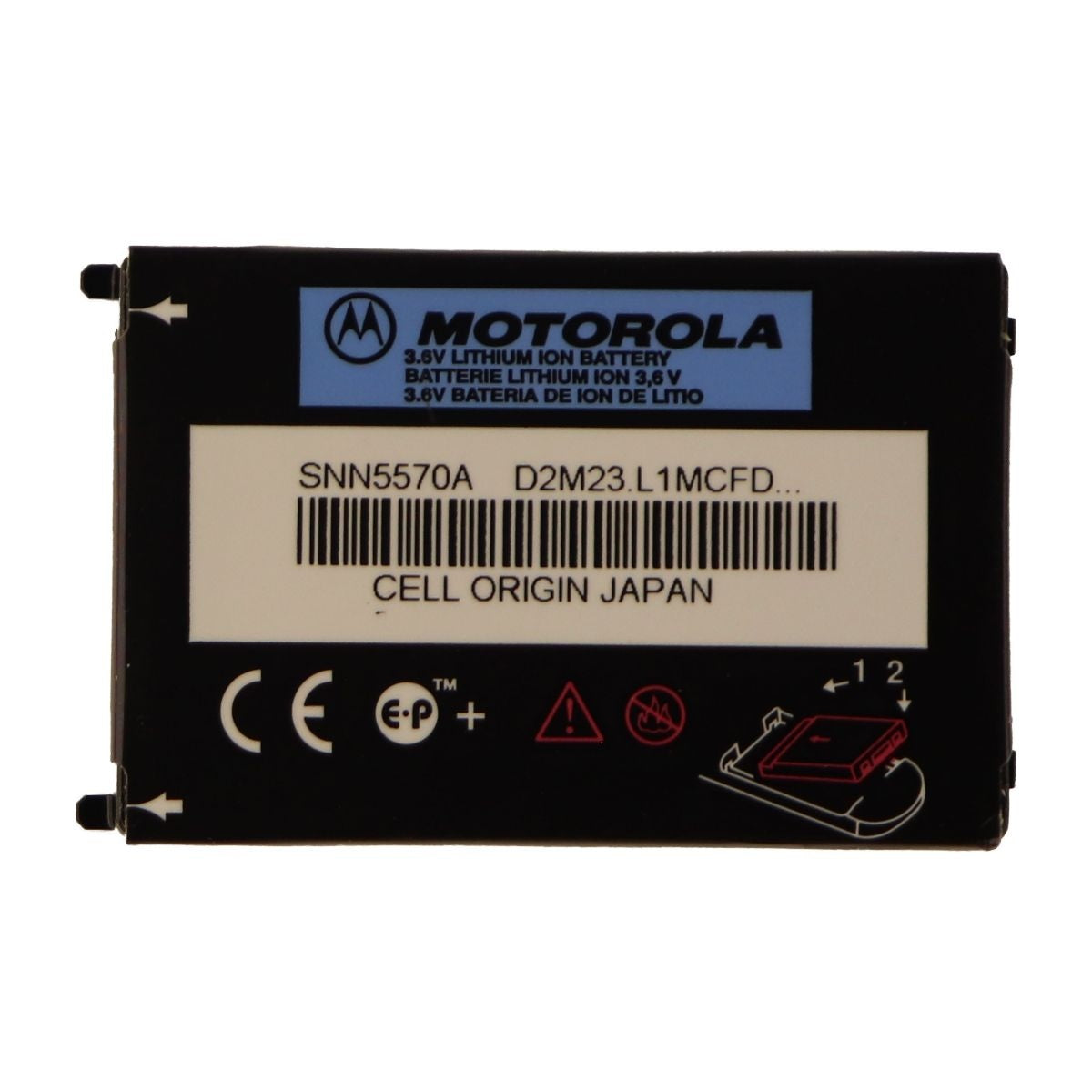OEM Motorola SNN5570A 1150mAh Replacement Battery for V120/V120C/V120E Cell Phone - Batteries Motorola    - Simple Cell Bulk Wholesale Pricing - USA Seller
