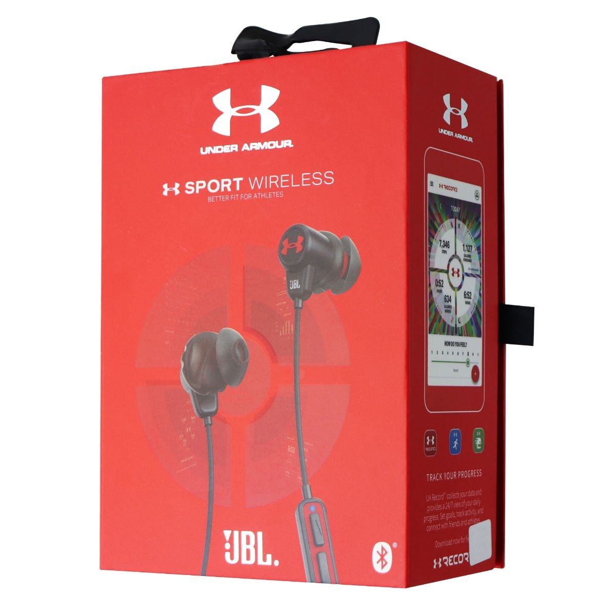 JBL Under Armour Sport Wireless Headphones - Black (UAJBLIEBTBLK) Portable Audio - Headphones JBL    - Simple Cell Bulk Wholesale Pricing - USA Seller