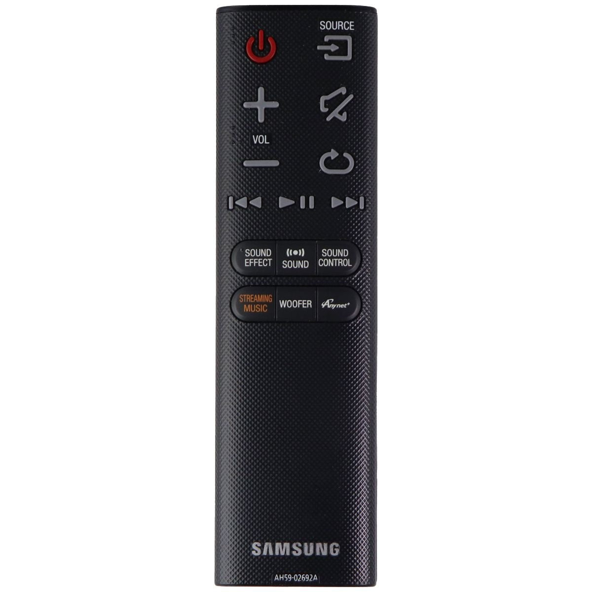 Samsung Remote (AH59-02692A) for Select Samsung Soundbars - Black TV, Video & Audio Accessories - Remote Controls Samsung    - Simple Cell Bulk Wholesale Pricing - USA Seller