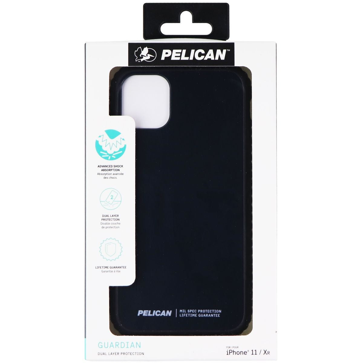 Pelican Guardian Series Case for Apple iPhone 11 and iPhone XR - Black Cell Phone - Cases, Covers & Skins Pelican    - Simple Cell Bulk Wholesale Pricing - USA Seller