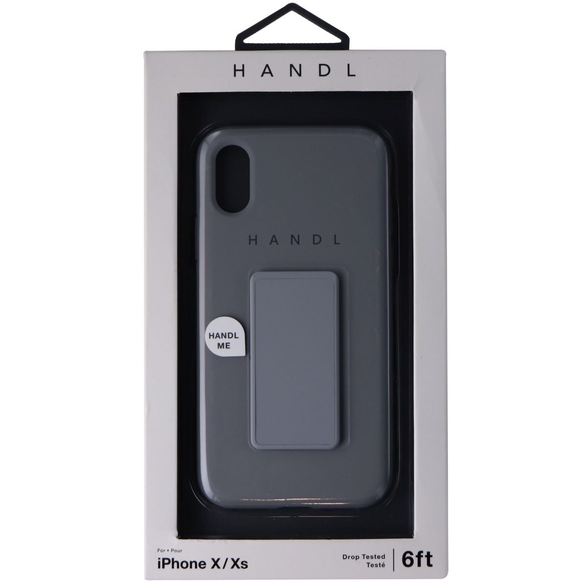 HANDL Soft Touch Phone Case with Supporting Stand / Grip for iPhone X ...