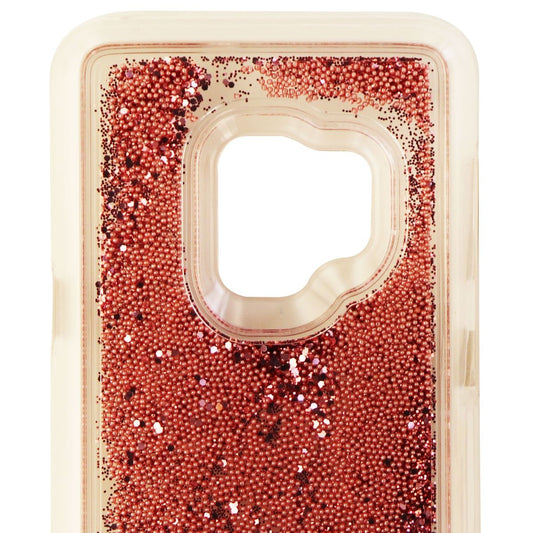 Case-Mate Liquid Waterfall Case for Samsung Galaxy S9 - Clear/Pink Glitter Cell Phone - Cases, Covers & Skins Case-Mate    - Simple Cell Bulk Wholesale Pricing - USA Seller