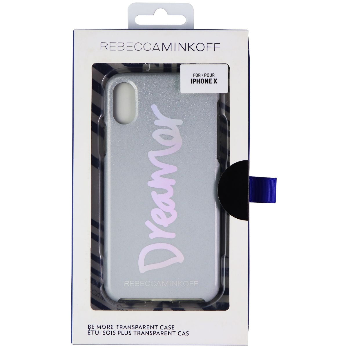Rebecca Minkoff Be More Case for Apple iPhone Xs / iPhone X - Dreamer Gray Cell Phone - Cases, Covers & Skins Rebecca Minkoff    - Simple Cell Bulk Wholesale Pricing - USA Seller
