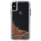 Case-Mate Waterfall Liquid Glitter Case for iPhone Xs and iPhone X - Clear/Gold Cell Phone - Cases, Covers & Skins Case-Mate    - Simple Cell Bulk Wholesale Pricing - USA Seller