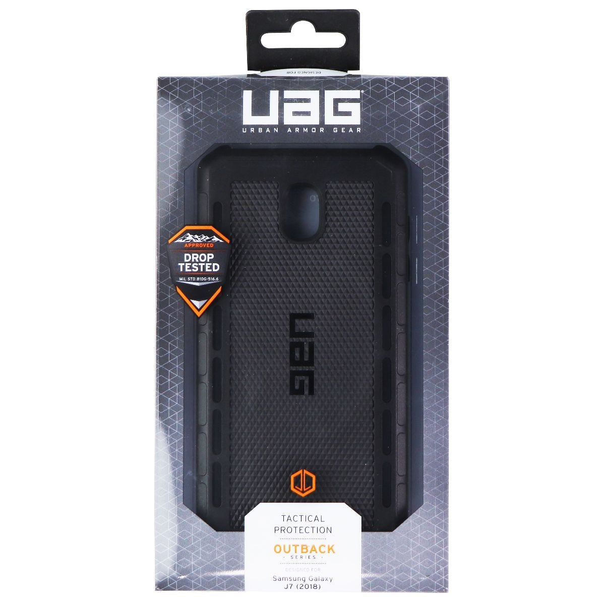 UAG Outback Series Tactical Protective Case for Samsung Galaxy J7 2018 - Black Cell Phone - Cases, Covers & Skins Urban Armor Gear    - Simple Cell Bulk Wholesale Pricing - USA Seller