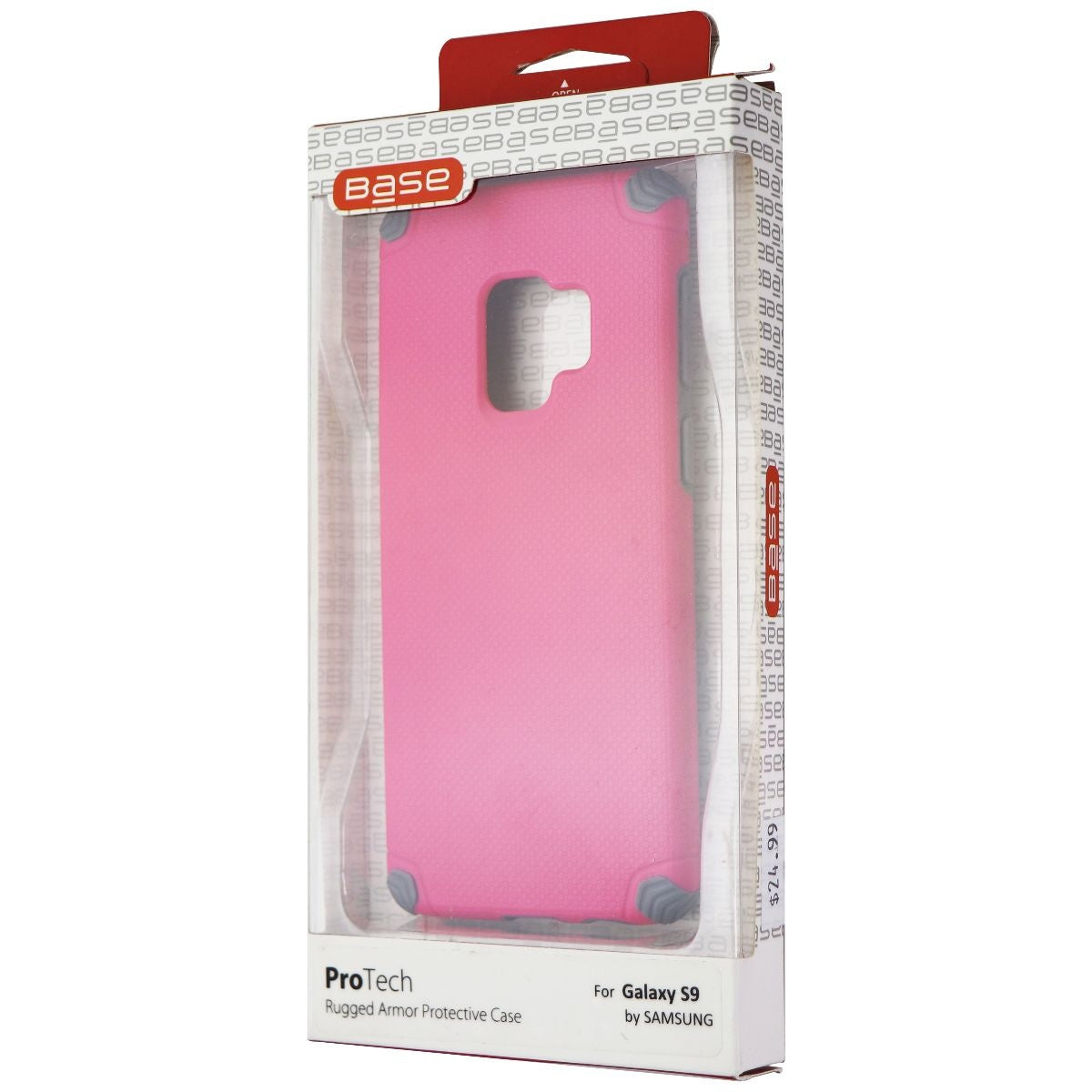 Base Pro Tech Rugged Armor Protective Case for Galaxy S9 - Pink Cell Phone - Cases, Covers & Skins Base    - Simple Cell Bulk Wholesale Pricing - USA Seller