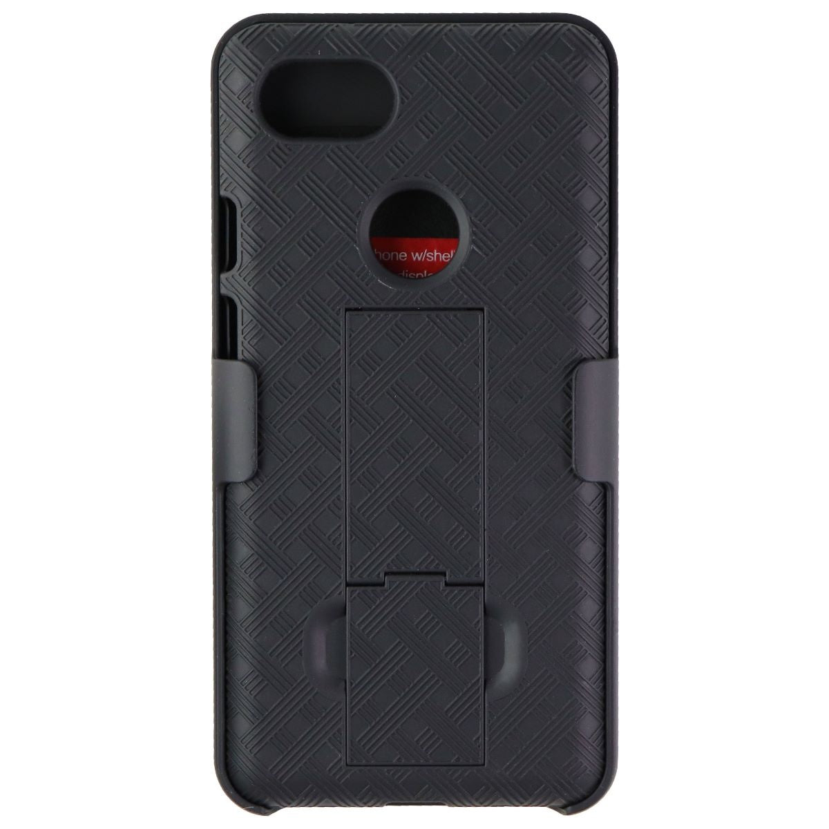 Verizon Hardshell Case and Holster for Google Pixel 3 XL - Black Cell Phone - Cases, Covers & Skins Verizon    - Simple Cell Bulk Wholesale Pricing - USA Seller
