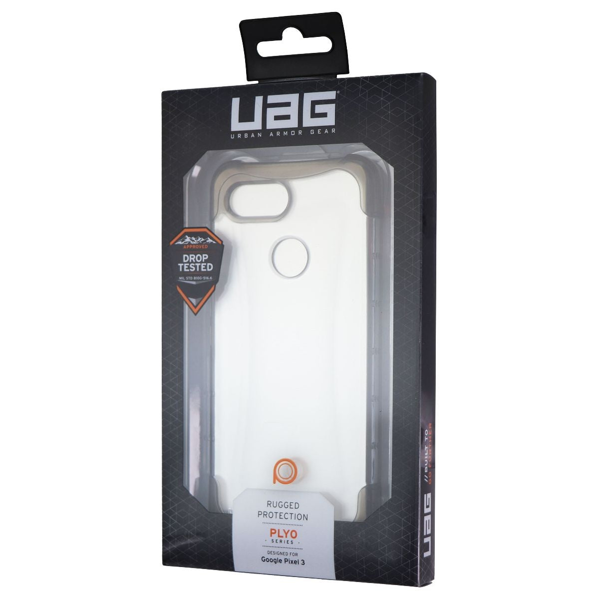 Urban Armor Gear (611232114343) Plyo Series for Google Pixel 3 - Ice Cell Phone - Cases, Covers & Skins Urban Armor Gear    - Simple Cell Bulk Wholesale Pricing - USA Seller