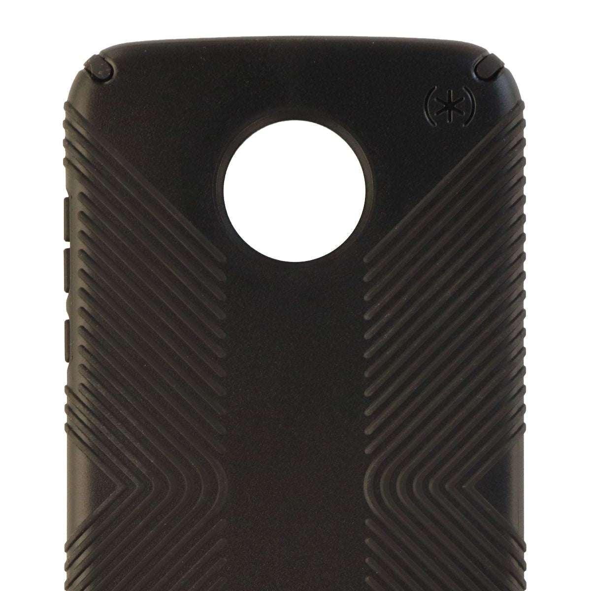 Speck Presidio GRIP Series Protective Case Cover for Moto Z2 Play - Black Cell Phone - Cases, Covers & Skins Speck    - Simple Cell Bulk Wholesale Pricing - USA Seller