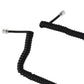 Insignia 25-Foot Handset Cord - Black DSL, Phone Cables (RJ-11) Insignia    - Simple Cell Bulk Wholesale Pricing - USA Seller