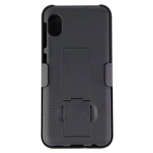 Verizon OEM Shell Holster Combo Case w/ Clip for Samsung Galaxy A10e - Black Cell Phone - Cases, Covers & Skins Verizon    - Simple Cell Bulk Wholesale Pricing - USA Seller