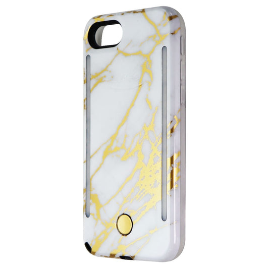 LuMee Duo Selfie LED Case for Apple iPhone SE (2nd Gen) / 8/7/6s  - White/Gold Cell Phone - Cases, Covers & Skins LuMee    - Simple Cell Bulk Wholesale Pricing - USA Seller