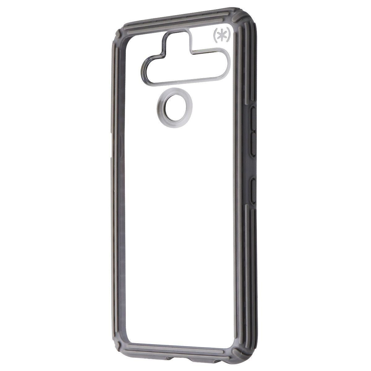 Speck Presidio V-Grip Series Hard Case for LG V50 ThinQ - Clear / Gray Cell Phone - Cases, Covers & Skins Speck    - Simple Cell Bulk Wholesale Pricing - USA Seller