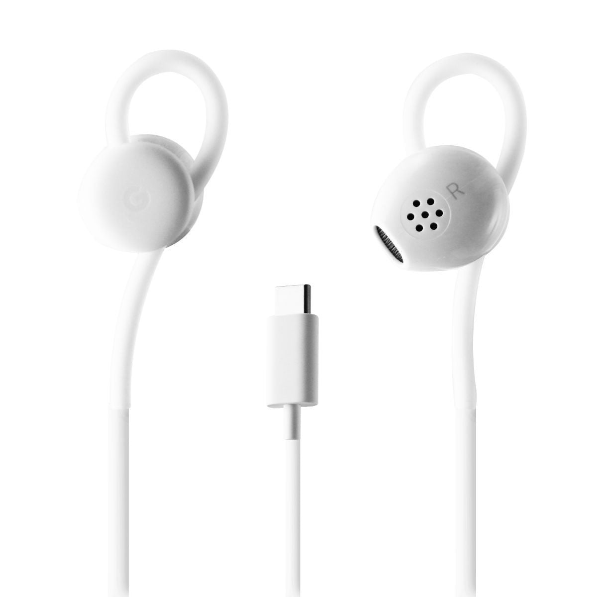 Google GA00485 USB-C Wired Digital Earbud Headset for Pixel Phones - White Cell Phone - Headsets Google    - Simple Cell Bulk Wholesale Pricing - USA Seller