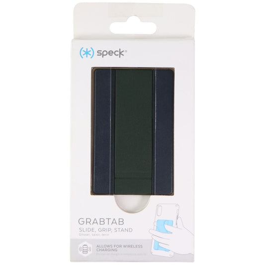 Speck GrabTab Universal Cell Phone Holder and Stand - Black/ Green Cell Phone - Mounts & Holders Speck    - Simple Cell Bulk Wholesale Pricing - USA Seller