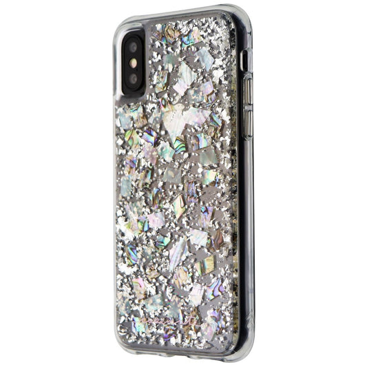 Case-Mate Karat Pearl Hybrid Case for Apple iPhone XS/X - Clear/Pearl Flakes Cell Phone - Cases, Covers & Skins Case-Mate    - Simple Cell Bulk Wholesale Pricing - USA Seller