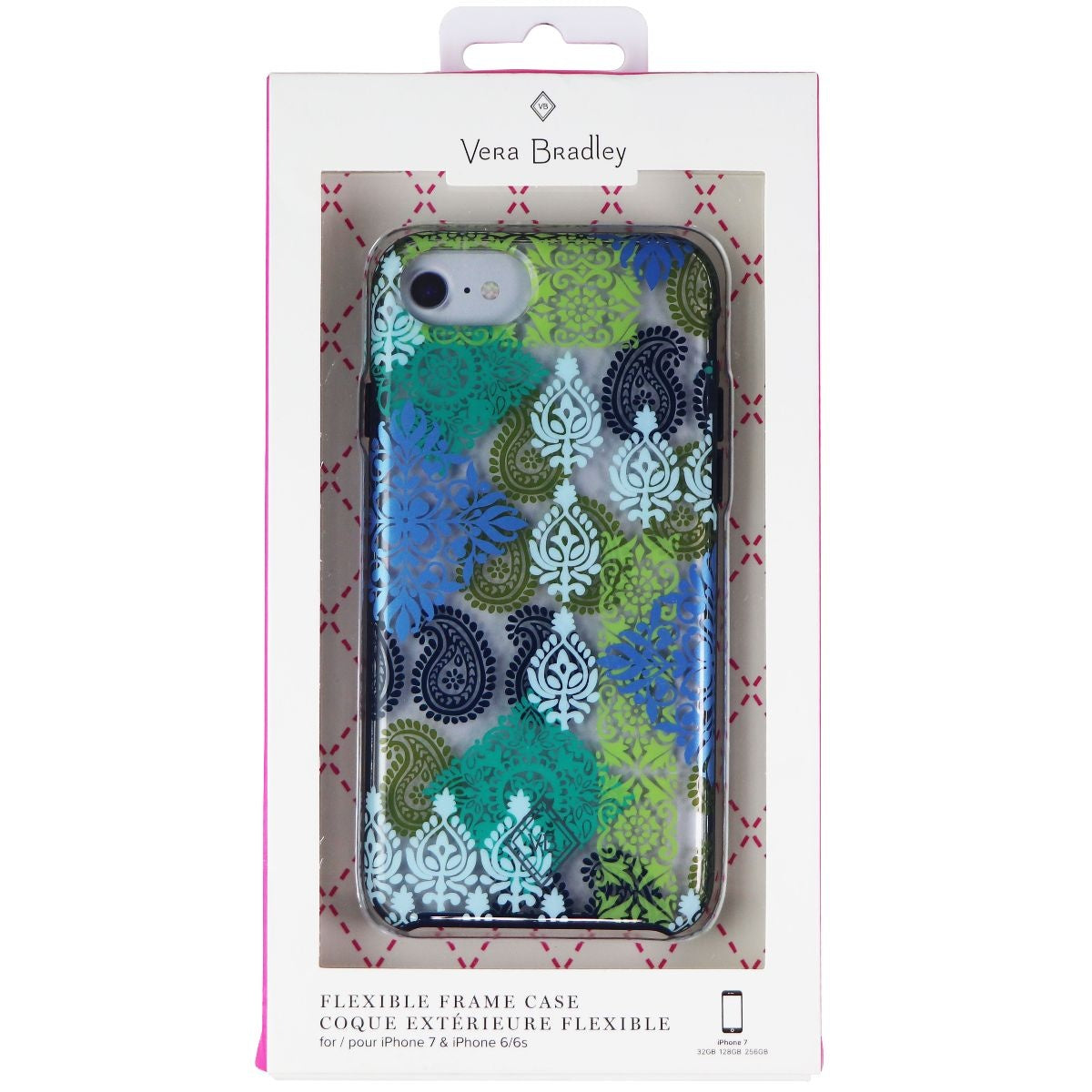 Vera Bradley Flexible Frame Case for iPhone SE (2nd Gen) 8/7/6s - CarribSea Cell Phone - Cases, Covers & Skins Vera Bradley    - Simple Cell Bulk Wholesale Pricing - USA Seller