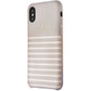 Kate Spade Soft Touch Case for iPhone XS and X - Feeder Stripe Clocktower/Cream Cell Phone - Cases, Covers & Skins Kate Spade    - Simple Cell Bulk Wholesale Pricing - USA Seller