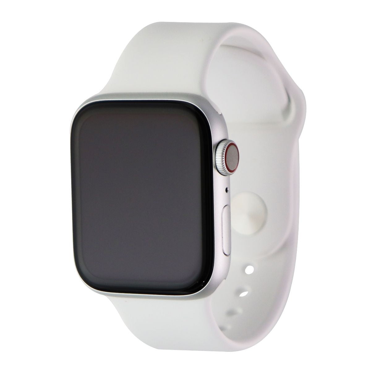 Apple Watch Series 4 (44mm) A1976 (GPS + LTE) - Silver Aluminum/White Sp Band Smart Watches Apple    - Simple Cell Bulk Wholesale Pricing - USA Seller