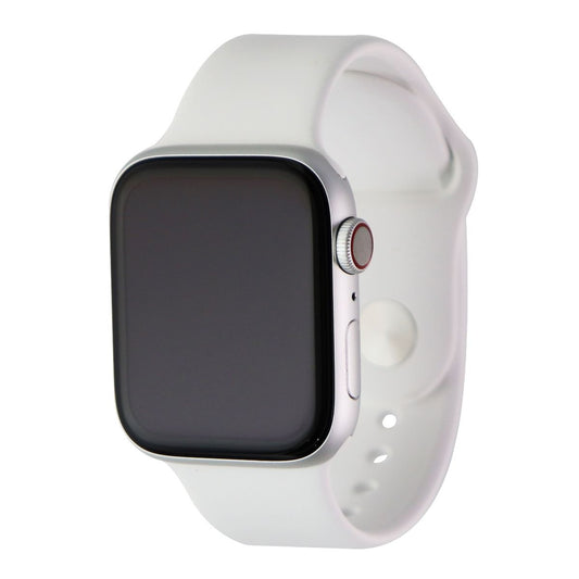 Apple Watch Series 4 (44mm) A1976 (GPS + LTE) - Silver Aluminum/White Sp Band Smart Watches Apple    - Simple Cell Bulk Wholesale Pricing - USA Seller