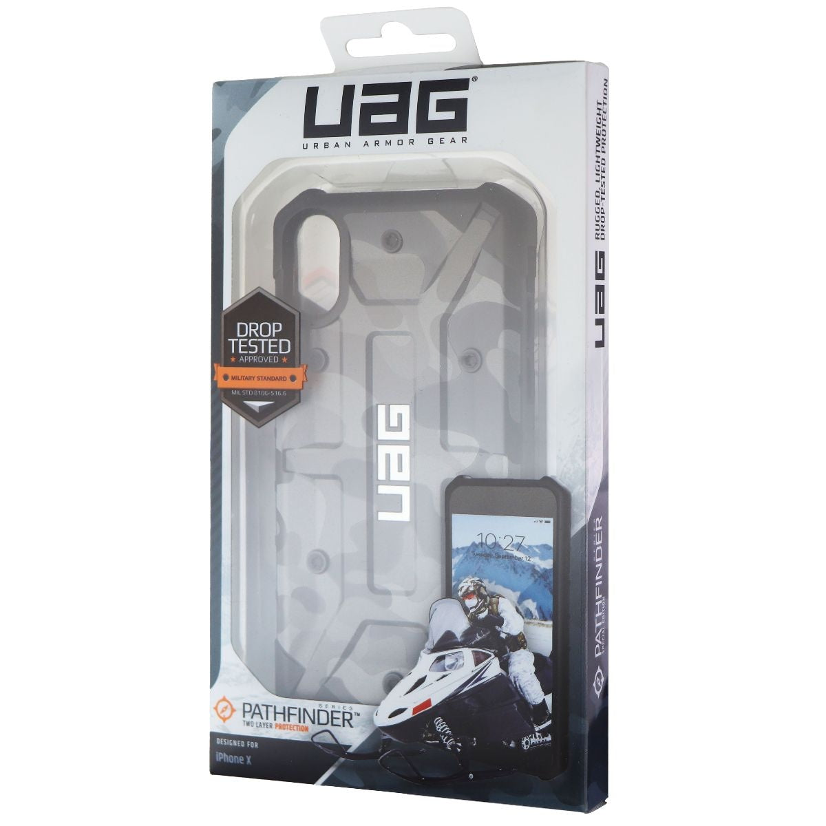UAG Pathfinder Series Protective Case for Apple iPhone Xs/X - Arctic Camo Cell Phone - Cases, Covers & Skins Urban Armor Gear    - Simple Cell Bulk Wholesale Pricing - USA Seller