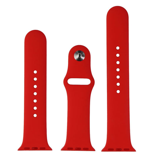 Apple 40mm Silicone Sport Band for Apple Watch 40 & 38mm Cases All Series - Red Smart Watch Accessories - Watch Bands Apple    - Simple Cell Bulk Wholesale Pricing - USA Seller