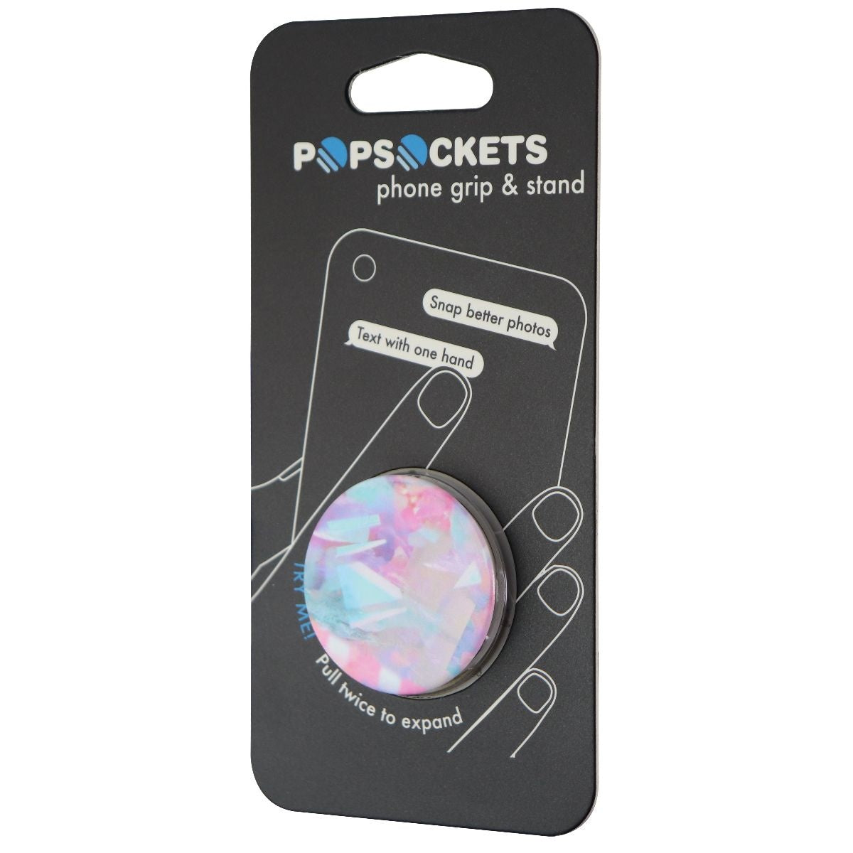 PopSockets Collapsible Grip & Stand for Phones and Tablets - Cristales (Gloss) Cell Phone - Mounts & Holders PopSockets    - Simple Cell Bulk Wholesale Pricing - USA Seller