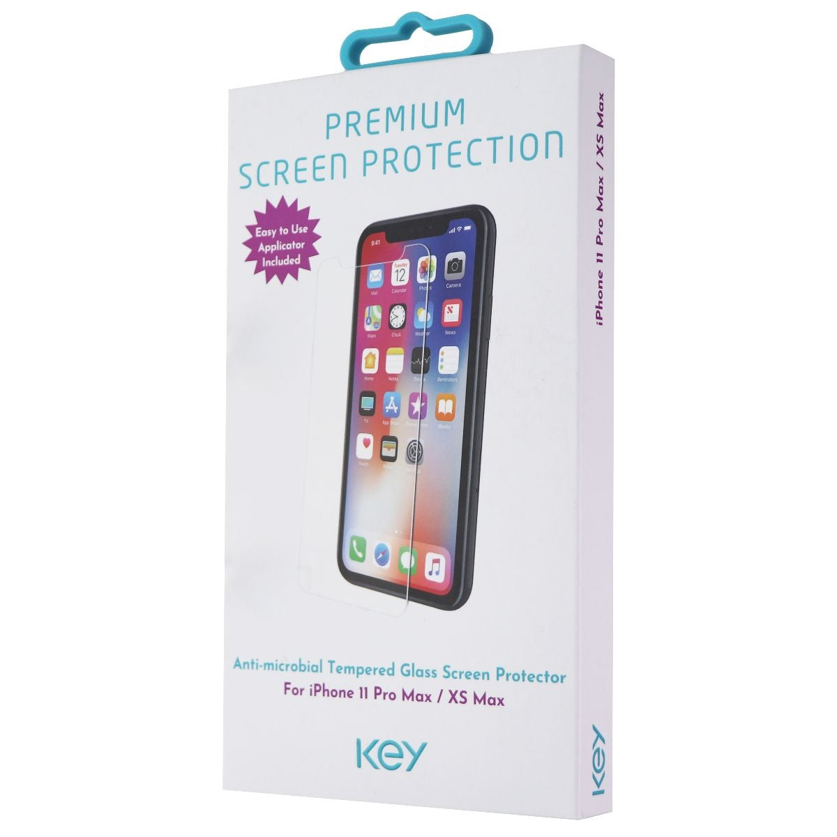 Key Premium Tempered Glass for Apple iPhone 11 Pro Max & Xs Max Cell Phone - Screen Protectors Key    - Simple Cell Bulk Wholesale Pricing - USA Seller