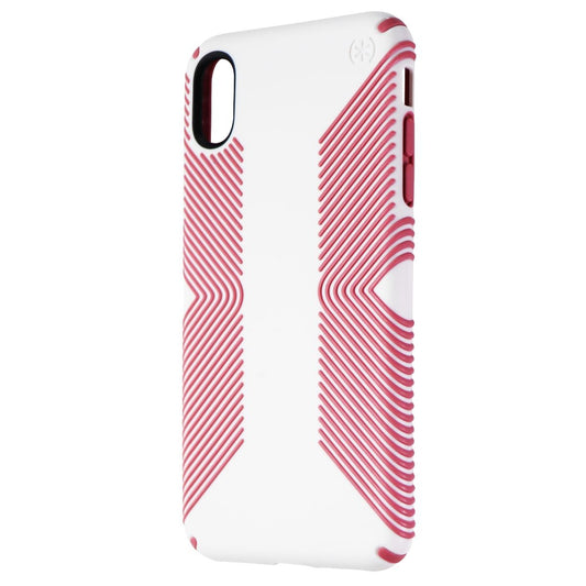 Speck Presidio Grip Phone Case for iPhone Xs Max - Veil White / Lipliner Pink Cell Phone - Cases, Covers & Skins Speck    - Simple Cell Bulk Wholesale Pricing - USA Seller