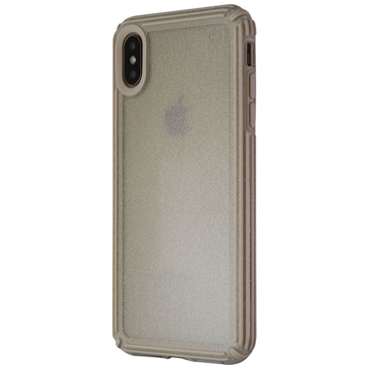 Speck Presidio V-GRIP Case for Apple iPhone XS Max - Gold Glitter/Calfskin Brown Cell Phone - Cases, Covers & Skins Speck    - Simple Cell Bulk Wholesale Pricing - USA Seller