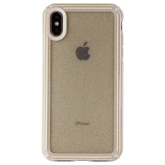 Speck Presidio V-GRIP Case for Apple iPhone XS Max - Gold Glitter/Calfskin Brown Cell Phone - Cases, Covers & Skins Speck    - Simple Cell Bulk Wholesale Pricing - USA Seller