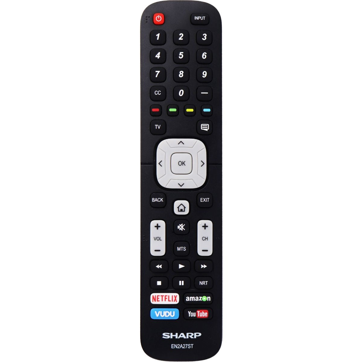 SHARP Remote Control (EN2A27ST) for Select Sharp TVs - Black – Simple ...