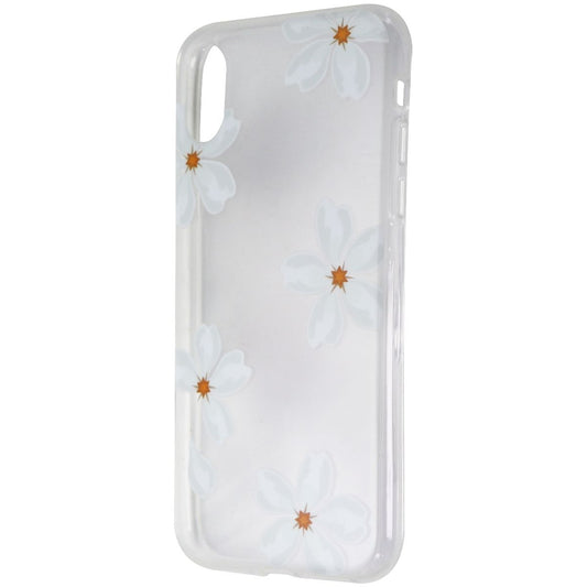 Flavr iPlate Case for Apple iPhone XS / iPhone X - White Petals Cell Phone - Cases, Covers & Skins Flavr    - Simple Cell Bulk Wholesale Pricing - USA Seller