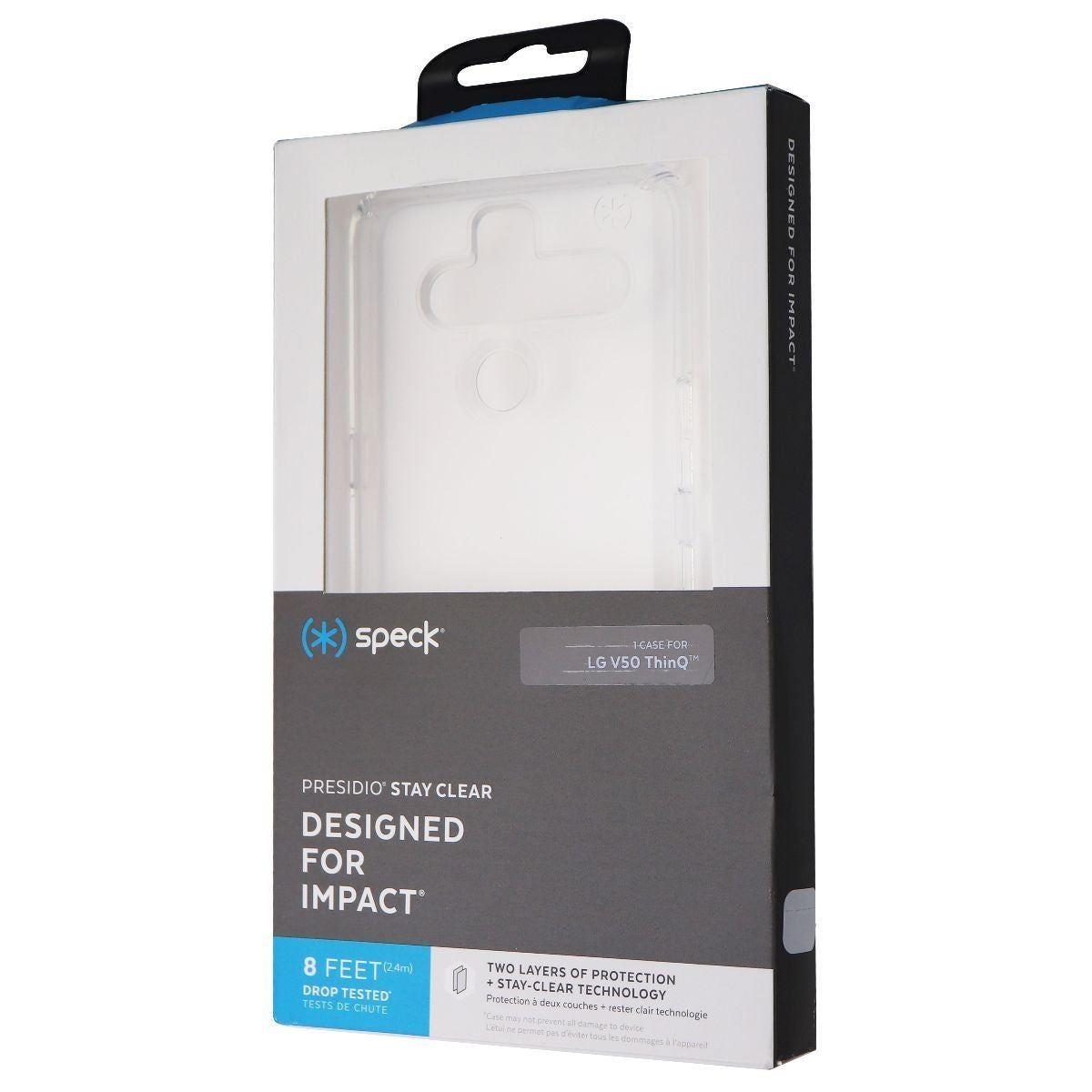 Speck Presidio Stay Clear Series Hardshell Case for LG V50 ThinQ - Clear Cell Phone - Cases, Covers & Skins Speck    - Simple Cell Bulk Wholesale Pricing - USA Seller